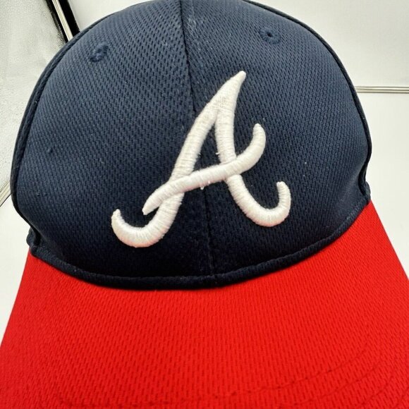 Atlanta Braves OC Sports Team MLB Adjustable Hat Cap Adult One-Size Navy - Picture 6 of 9